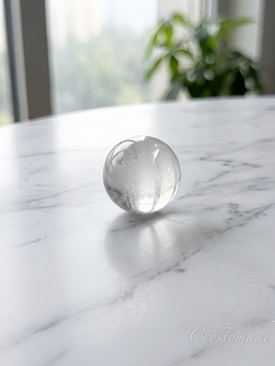 白水晶球｜2cm